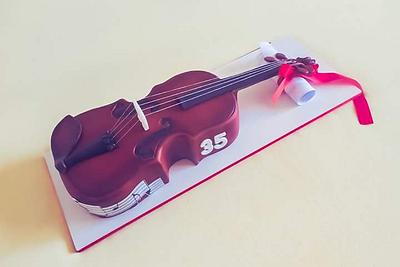 Violin - Cake by jitapa