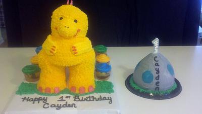 Dino's first Birthday - Cake by Cosden's Cake Creations