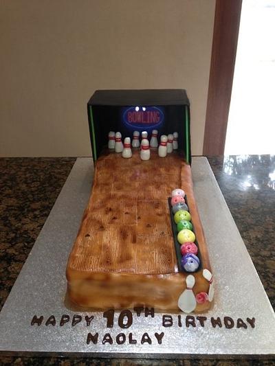 Ten Pin Bowling Cake  - Cake by Rita Williams