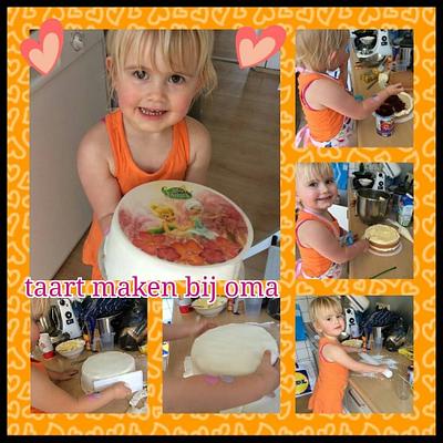 My granddoughter, 2 1/2 years old! I'm proud!  - Cake by Edje