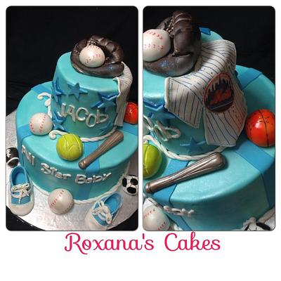 Allstar Baby Shower cake  - Cake by Roxana