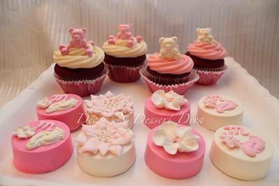 For Baby Mya Cupcakes & Covered Oreos  - Cake by Felien-Decor 'N Dessert Diva