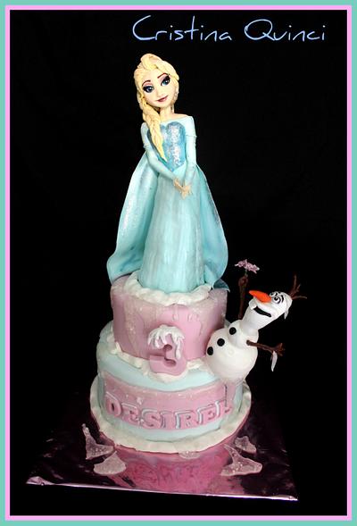 Elsa Frozen Cake - Cake by Cristina Quinci