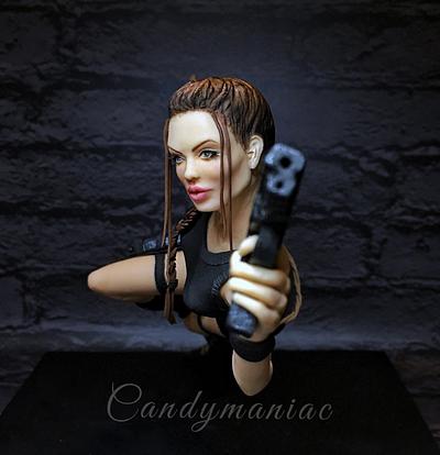 Lara Croft - Cake by Mania M. - CandymaniaC