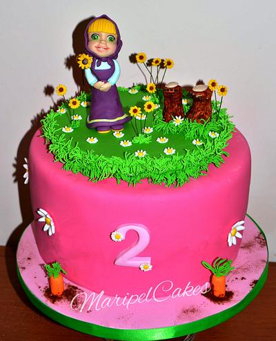 Masha and the Bear - Cake by MaripelCakes
