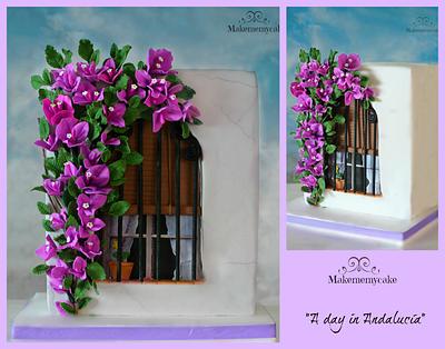 "A day in Andalucia" for SUPER CAKE MOMS COLLABORATION - Cake by Eva Salazar 