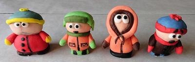 south park fondant toppers - Cake by natasa bakes cakes