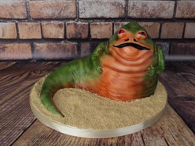 Sculpted Jabba The Hutt - Cake by Cakes By Kristi