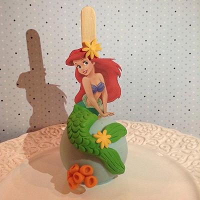 The Little Mermaid Candy Apple - Cake by Akemi Cupcakes