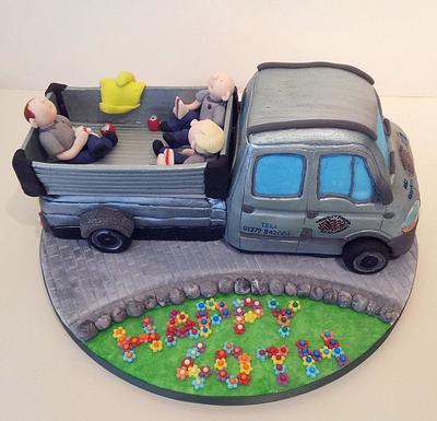 Back To Work - Cake by Sarah Poole