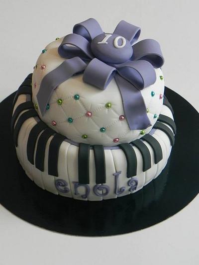cake piano - Cake by cendrine