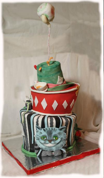 Alice in Wonderland  - Cake by Maria Romanova