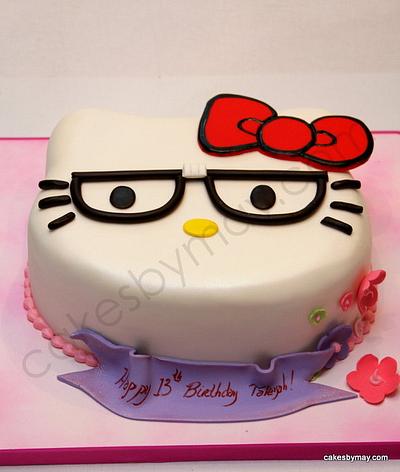 Intellectual Hello Kitty - Cake by Cakes by Maylene