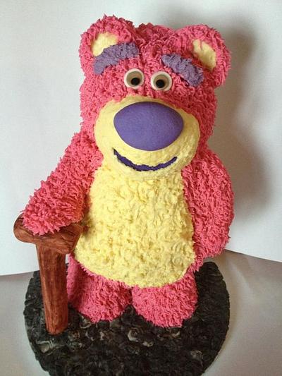 Lotso Bear from Toy Story  - Cake by TracyLouX  