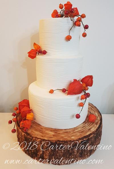 Rustic autumn burst - Cake by Carter Valentino Ltd