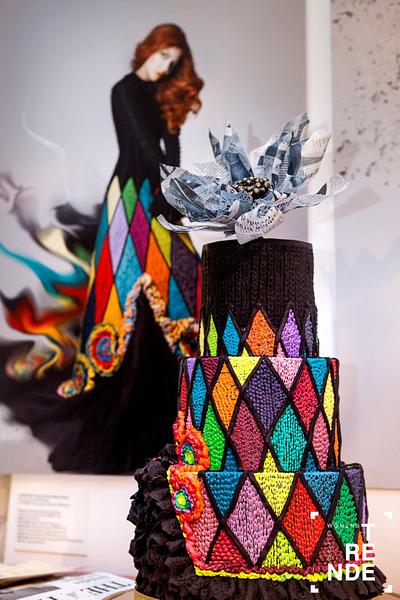 Fashion cake Colombina - Cake by Victoria