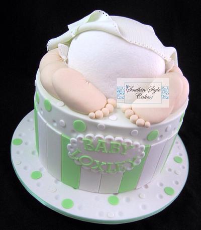 Baby Shower Cake - Cake by Southin Style Cakes