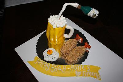 BEER MUG CAKE - Cake by Dreamyourcakes