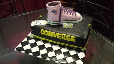 Converse Shoe - Cake by Vicky
