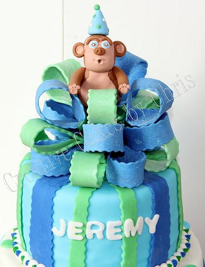 Monkey 1st Birthday with Smash - Cake by Creative Cakes by Chris