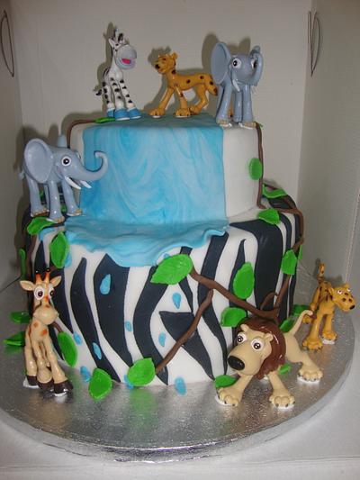 jungle cake - Cake by vicky zachou