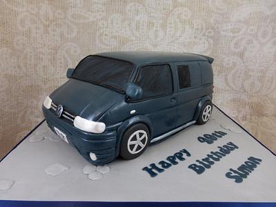 VW Transporter - Cake by Dragons and Daffodils Cakes