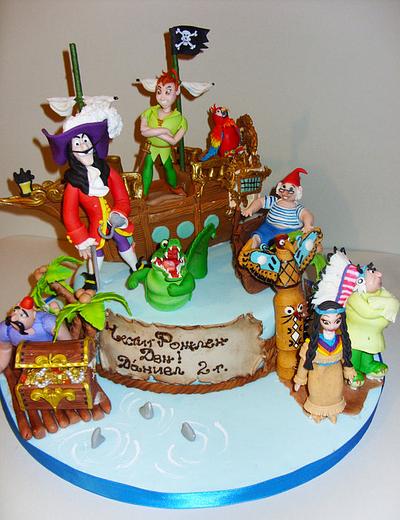 Peter  Pan & Friends - Cake by daroof