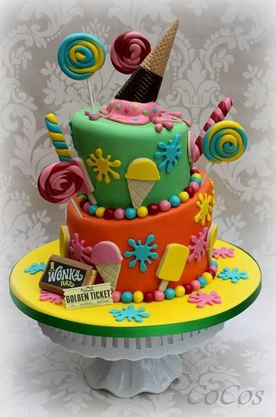 Willy Wonka cake  - Cake by Lynette Brandl