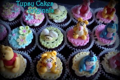 pooh cupcakes and friends - Cake by tupsy cakes