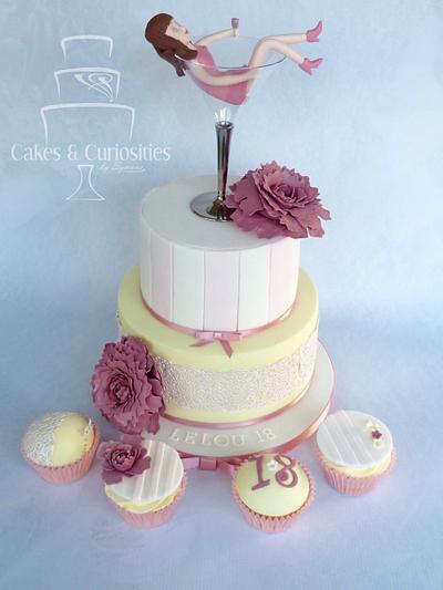 Leah's 18th Cake - Cake by Symone Rostron Cakes & Curiosities