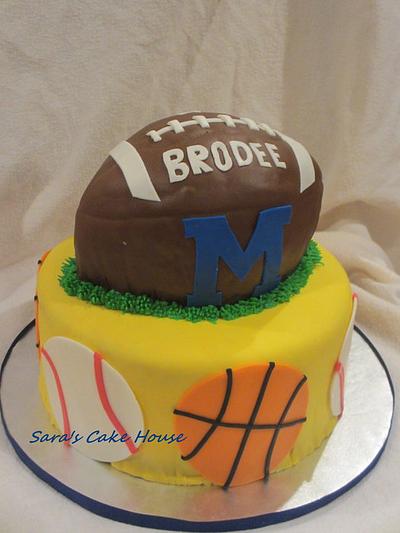 Sports Birthday - Cake by Sara's Cake House