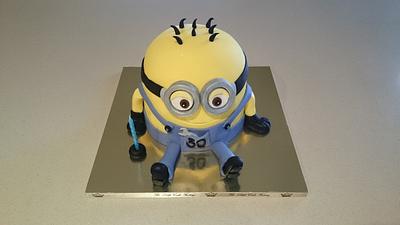 Minion Cake - Cake by The Little Cake Factory 