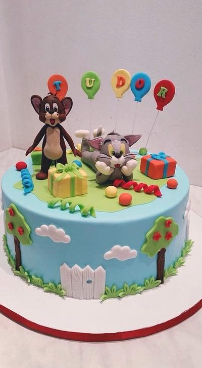 Tom & Jerry cake - Cake by Gabriela Doroghy