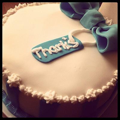 just wanna say thanks - Cake by cakescandiesbyon