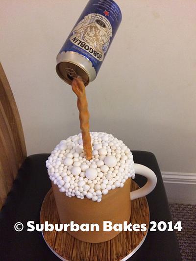 Fancy a pint? - Cake by Suburban Bakes