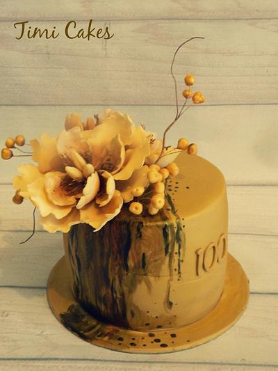 100 years birthday cake - Cake by timi cakes