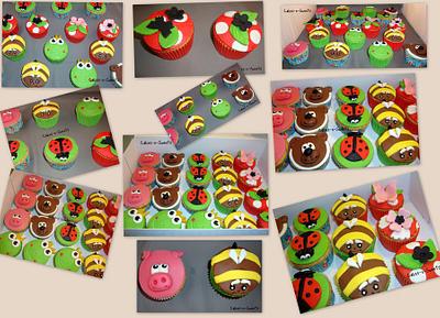 Animal cupcakes - Cake by Cakes-n-Sweets