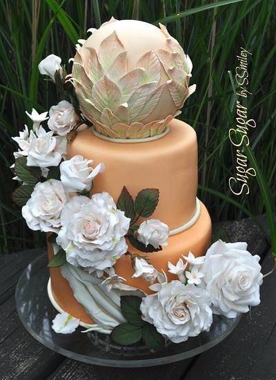 The Rose Garden  - Cake by Sandra Smiley