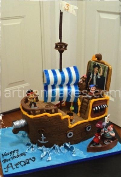 Pirate Ship...Bucky - Cake by Artisan Bakes