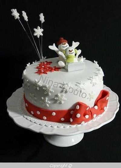 Gâteau Noël  - Cake by Nina Couto