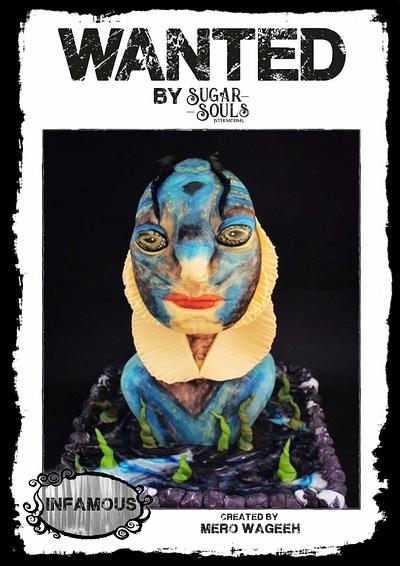 The Shape of Water - Infamous collaboration by sugar souls - Cake by Mero Wageeh