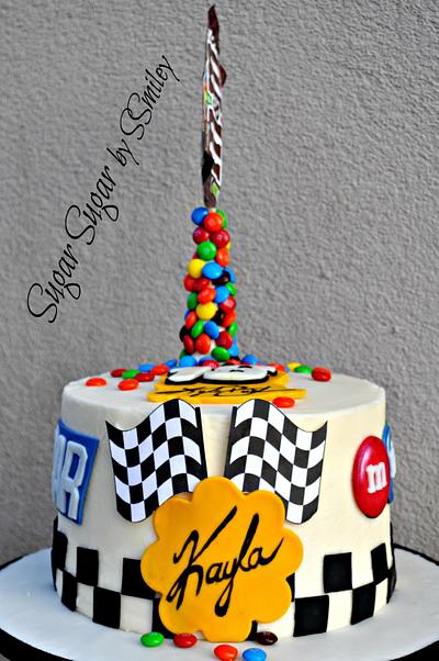 Kyle Busch / NASCAR Birthday Cake - Cake by Sandra Smiley