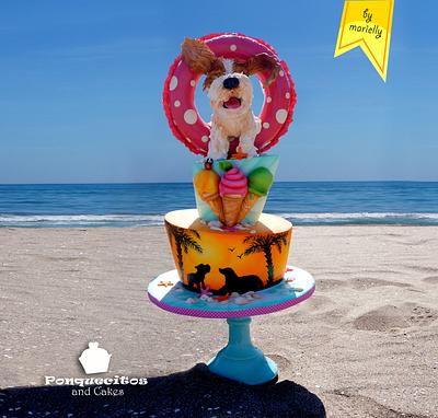 I love summer (Sweet Summer Collaboration) - Cake by Marielly Parra