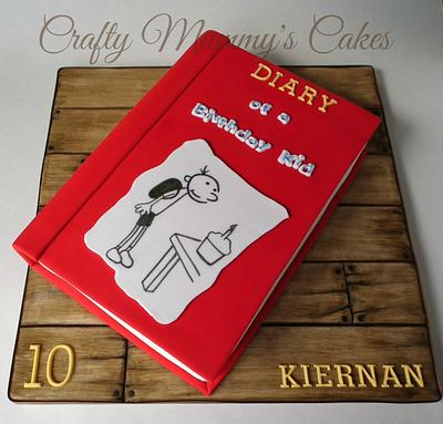Diary of a Birthday Kid  - Cake by CraftyMummysCakes (Tracy-Anne)