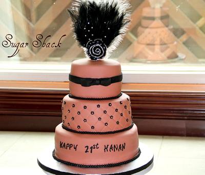 21st birthday cake - Cake by shahin
