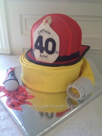 Firefighter Birthday - Cake by Oribel