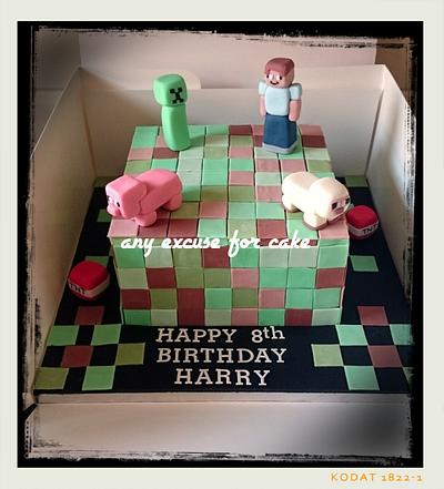 minecraft cake - Cake by Any Excuse for Cake