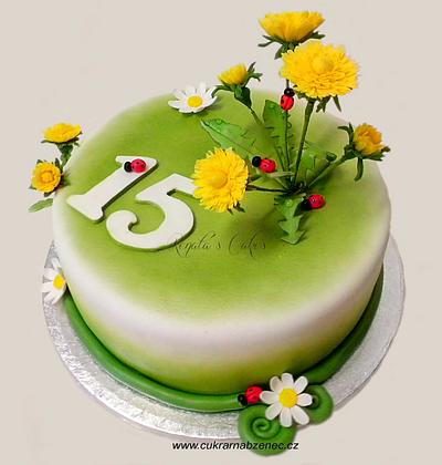 Dandelion cake - Cake by Renata 
