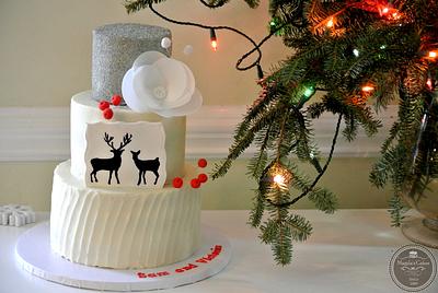 WInter engagement - Cake by Magda's cakes