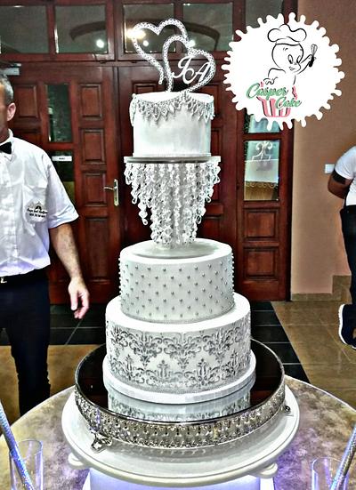 Wedding cake silver - Cake by Casper cake